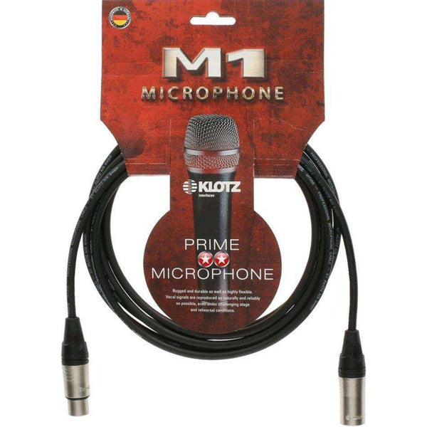 Klotz M1 XLR Microphone Cable Green, 10m at Gear4music