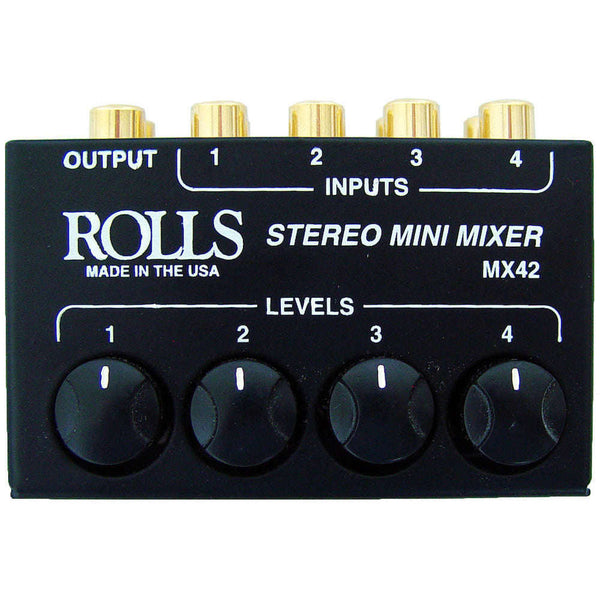 ROLLS MX42 ステレオミニミキサー Rolls_MX42_MX42_Mini_Stereo_Mi