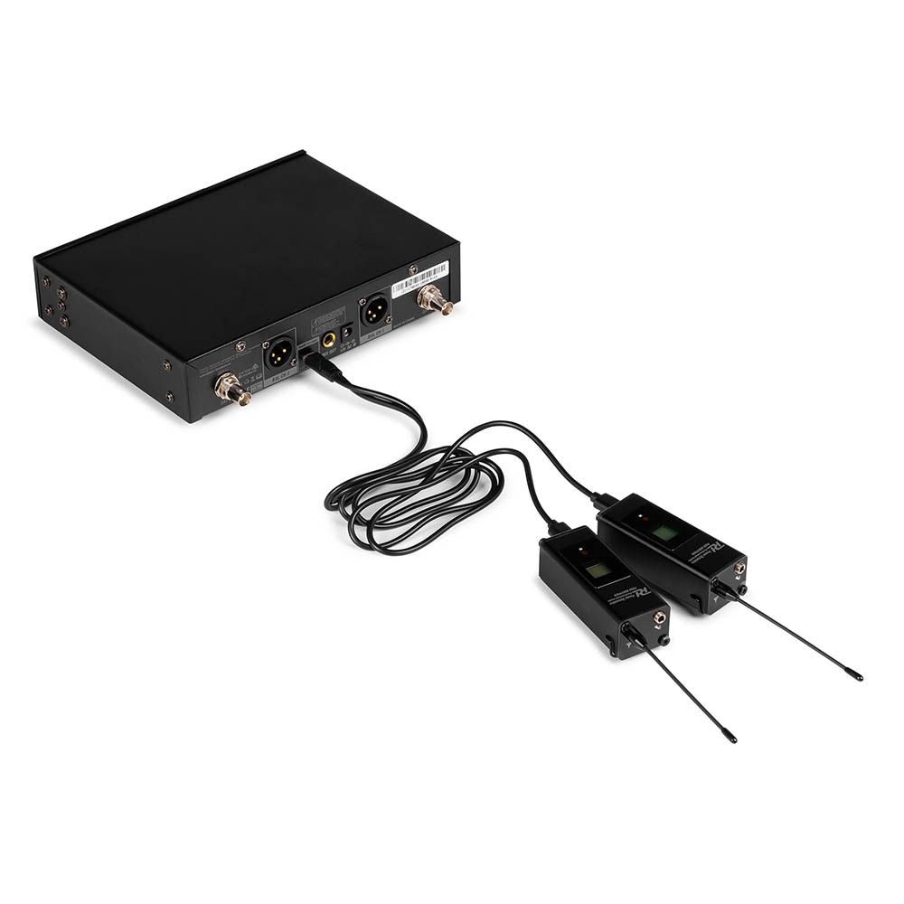 Power Dynamics PD522B 2X Wireless Bodypack Microphone Set (500-530MHz)