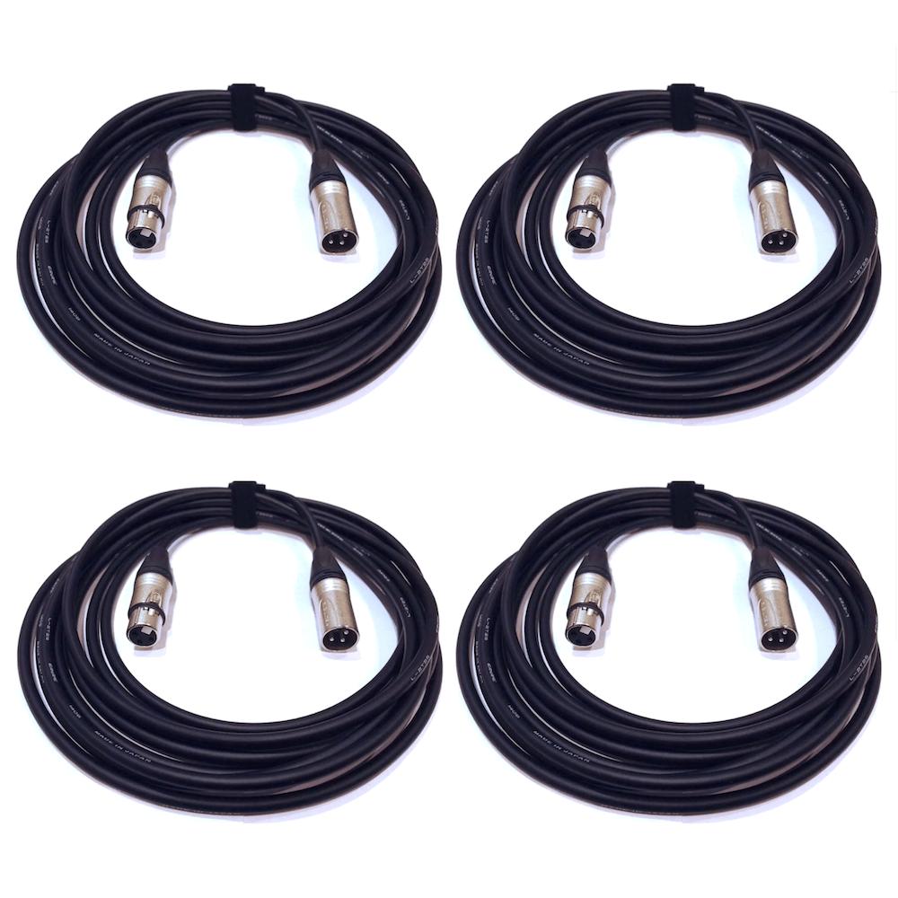 4 Buy Canare L2T2-S Heavy Duty Mic Cable with NEUTRIK XX XLR's - 1.5 to 20 Metre-Cannon Sound And Light