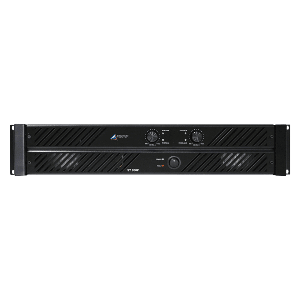 australian-monitor-sy800v-2×400w-100v-high‑impedance-power-amplifier-35917288