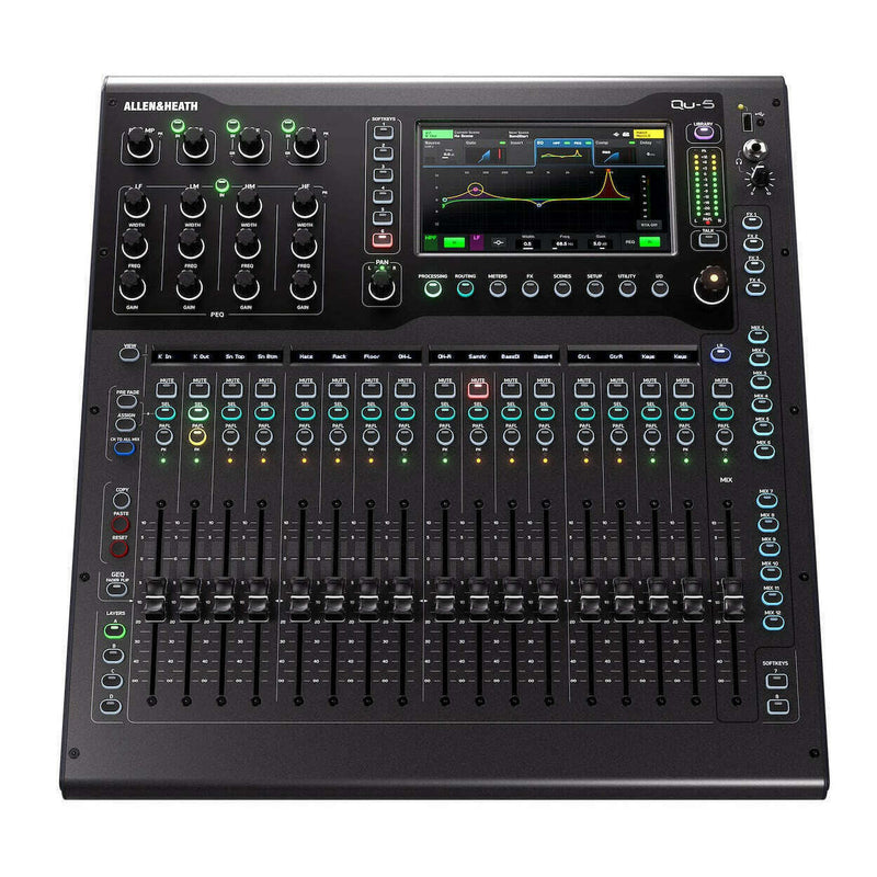 Allen & Heath Qu-5 38in/24out 96kHz Digital Mixer-Cannon Sound And Light