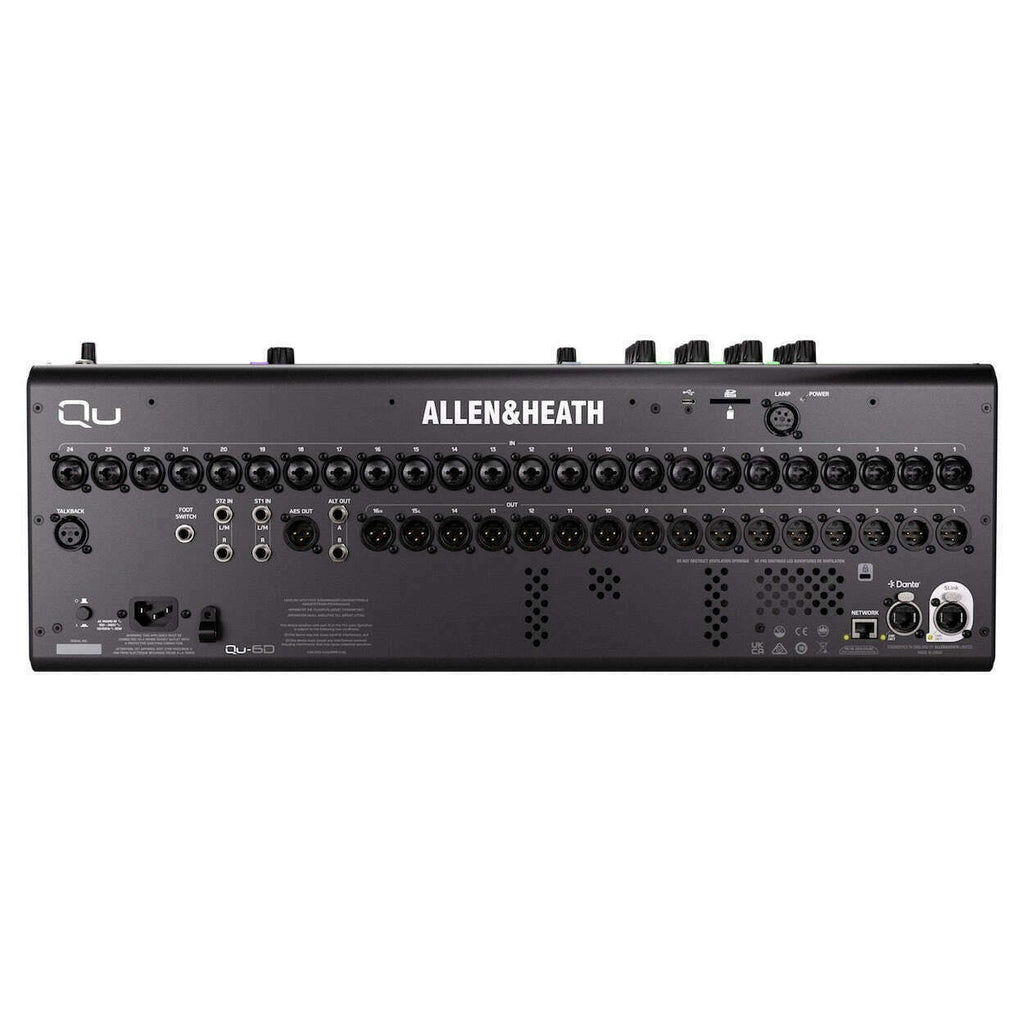 Allen & Heath Qu-6D 38in/24out 96kHz Digital Mixer with Dante