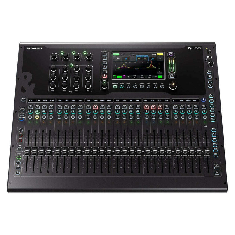 Allen & Heath Qu-6D 38in/24out 96kHz Digital Mixer with Dante-Cannon Sound And Light