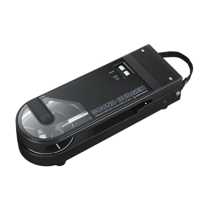 Audio-Technica AT-SB727 BK Sound Burger Wireless Stereo Bluetooth Turntable - Black-Cannon Sound And Light