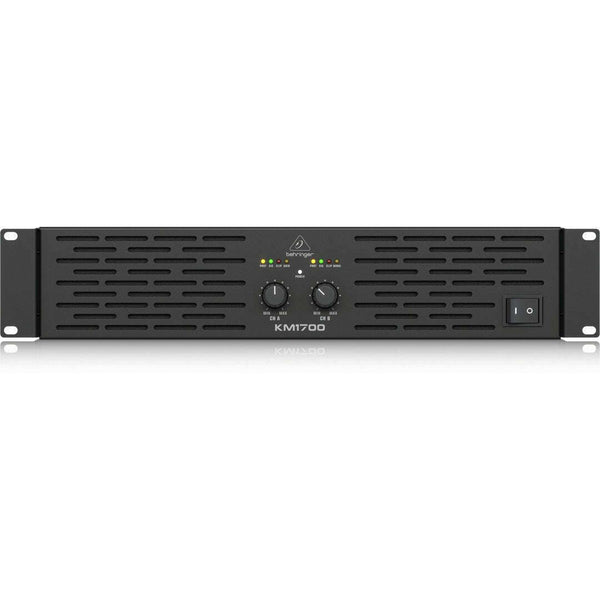 Behringer KM1700 Professional 1700-Watt Stereo Power Amplifier with ATR