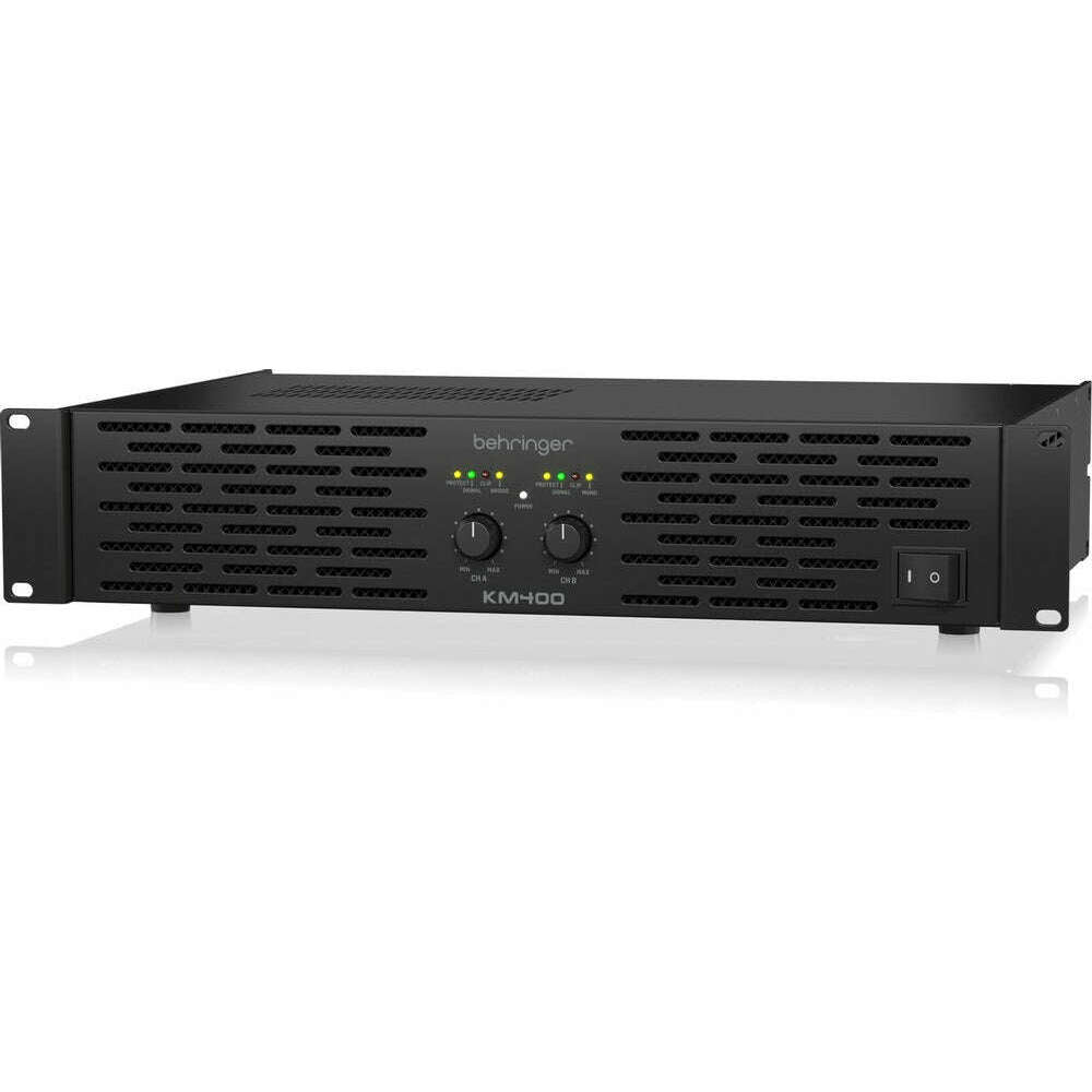 Behringer KM400 Professional 400-Watt Stereo Power Amplifier with ATR