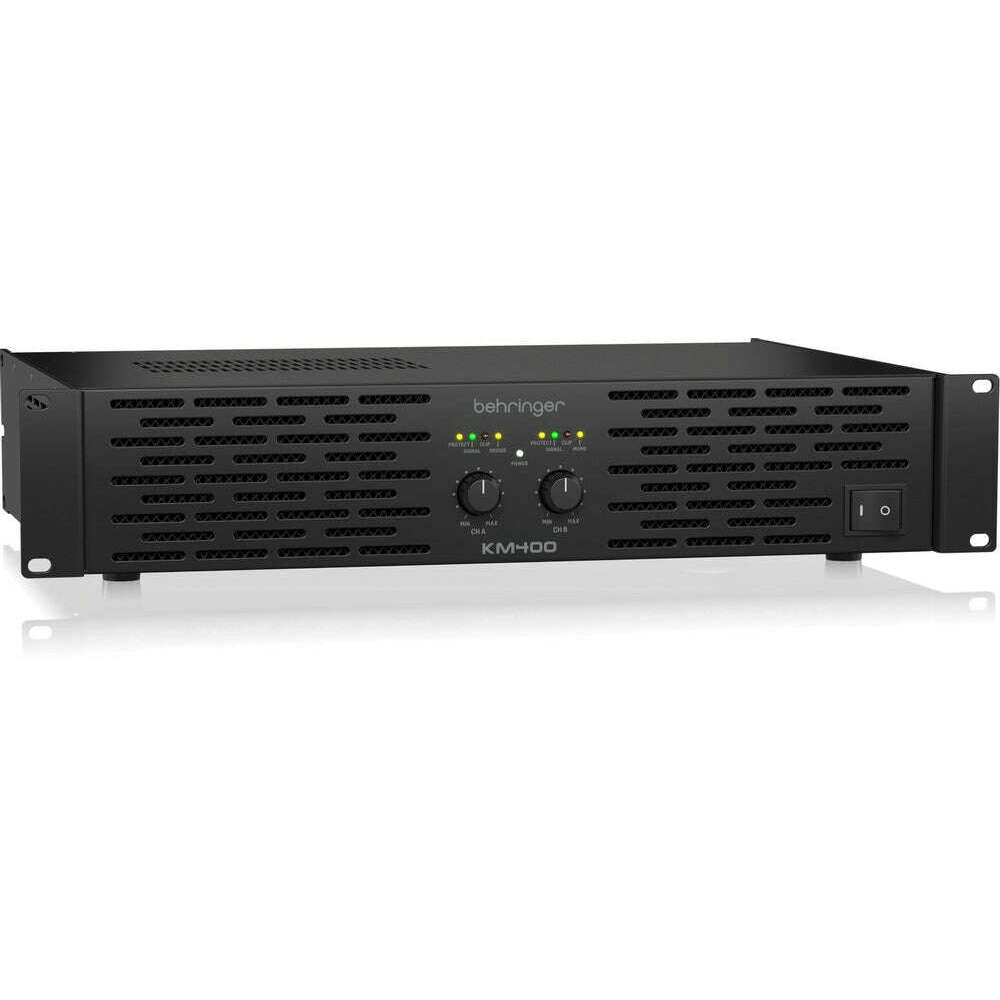 Behringer KM400 Professional 400-Watt Stereo Power Amplifier with ATR