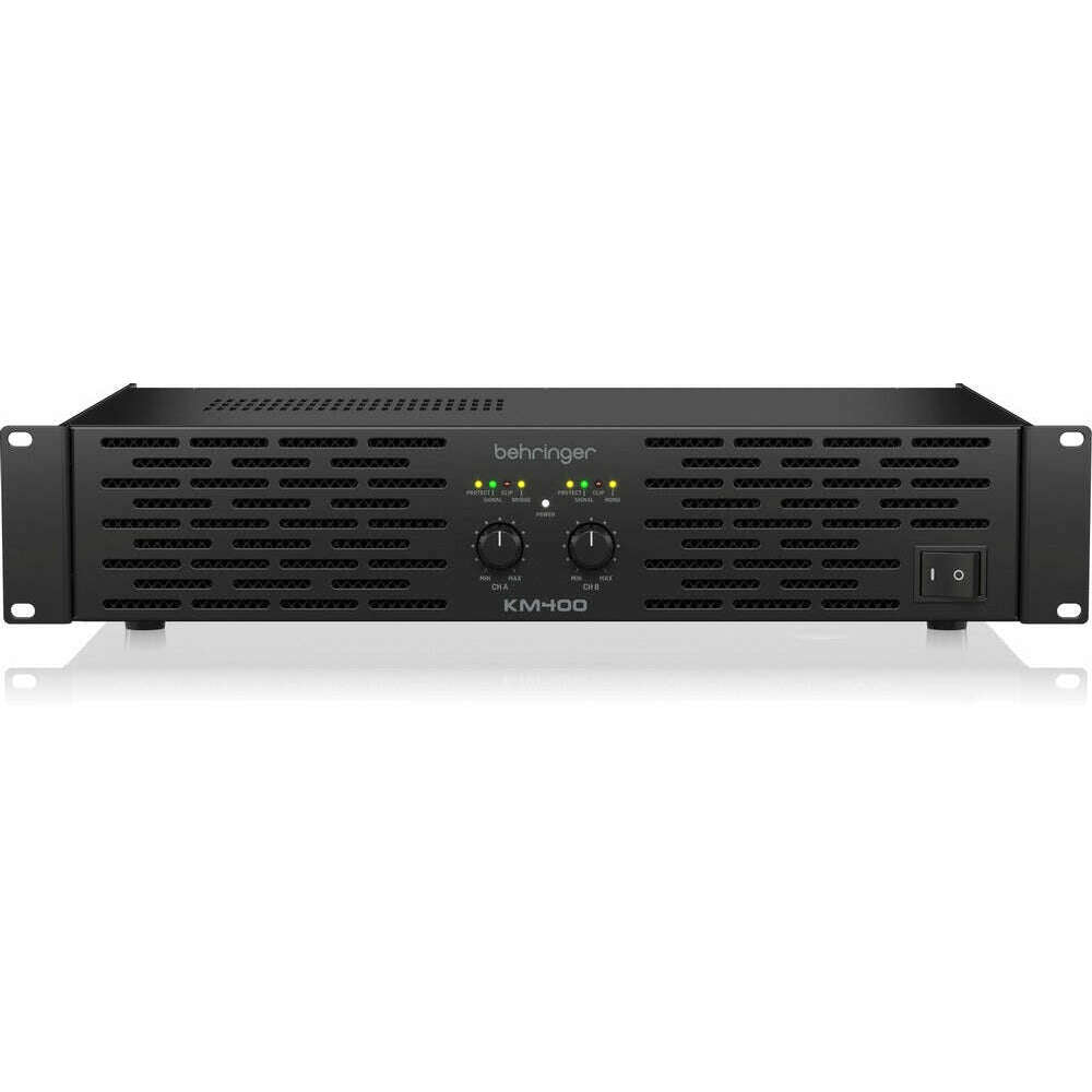 Behringer KM400 Professional 400-Watt Stereo Power Amplifier with ATR