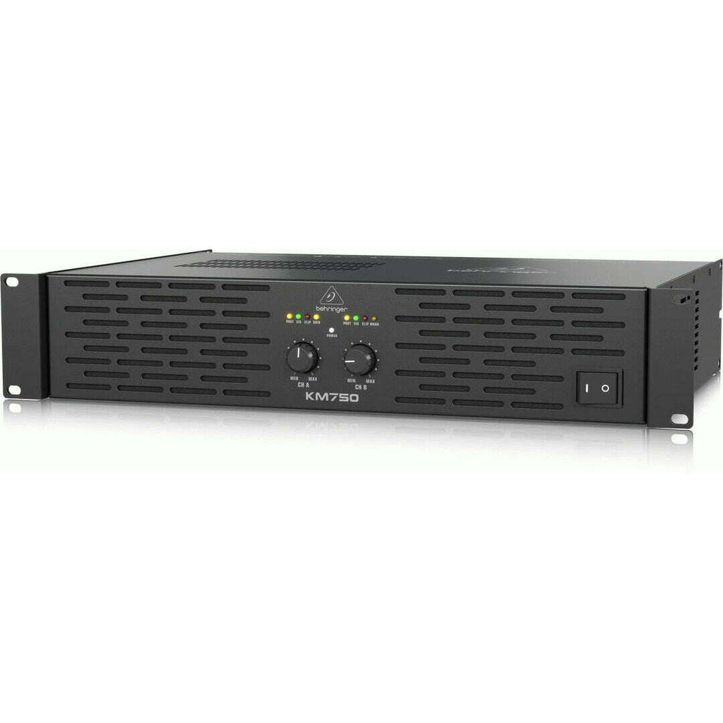 Behringer KM750 Professional 750-Watt Stereo Power Amplifier with ATR