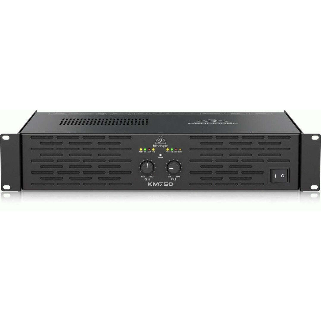 Behringer KM750 Professional 750-Watt Stereo Power Amplifier with ATR