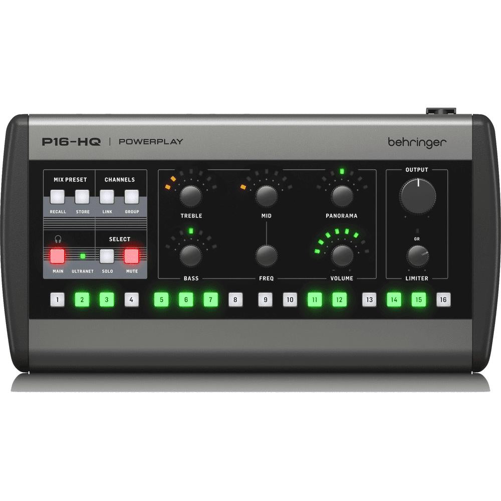 Behringer POWERPLAY P16-HQ 16-Channel Digital Mixer-Cannon Sound And Light
