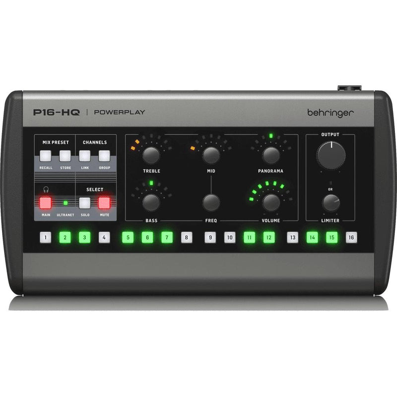 Behringer POWERPLAY P16-HQ 16-Channel Digital Mixer-Cannon Sound And Light