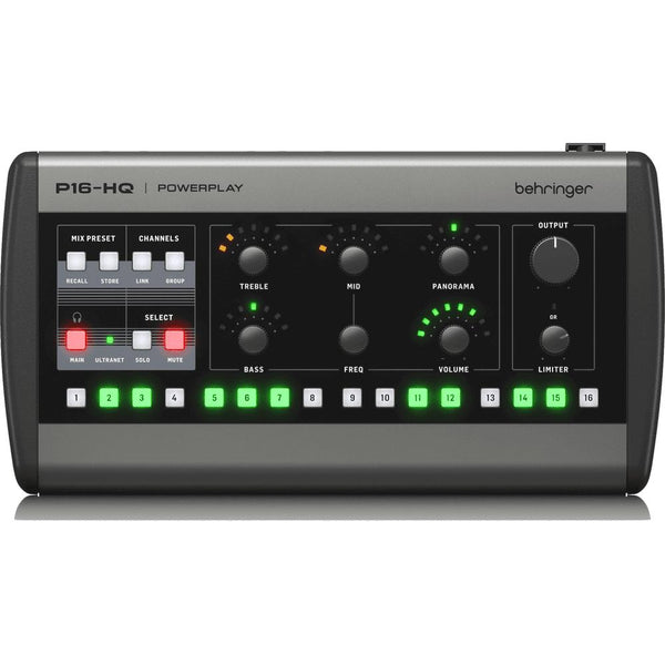 Behringer POWERPLAY P16-HQ 16-Channel Digital Mixer-Cannon Sound And Light