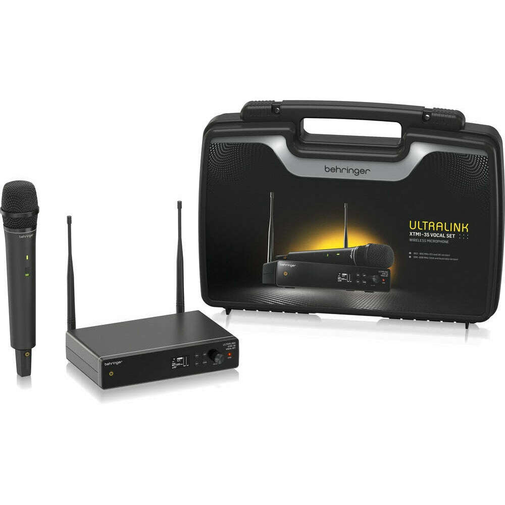 Behringer XTM1‑35 Single UHF Handheld Wireless System-Cannon Sound And Light