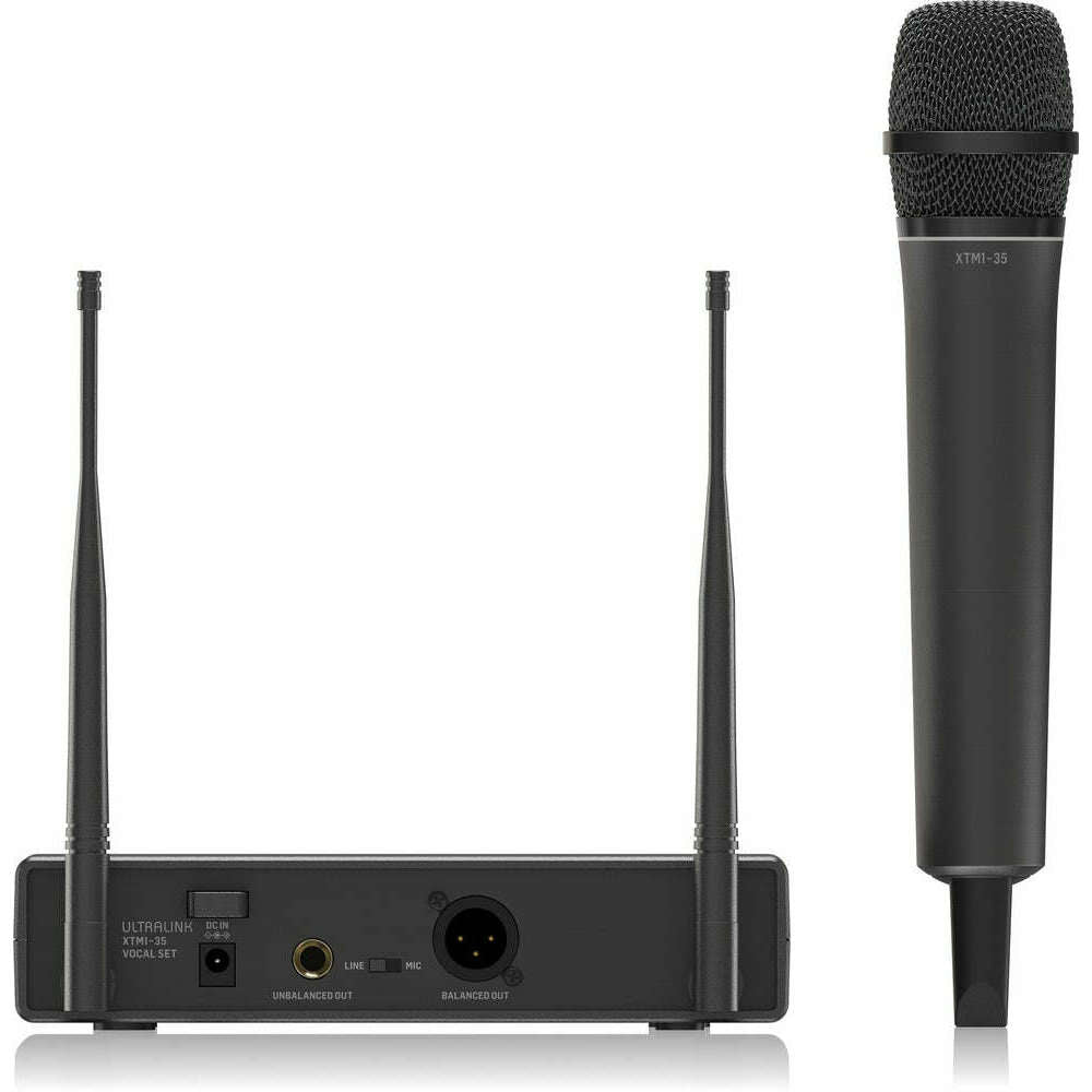 Behringer XTM1‑35 Single UHF Handheld Wireless System-Cannon Sound And Light