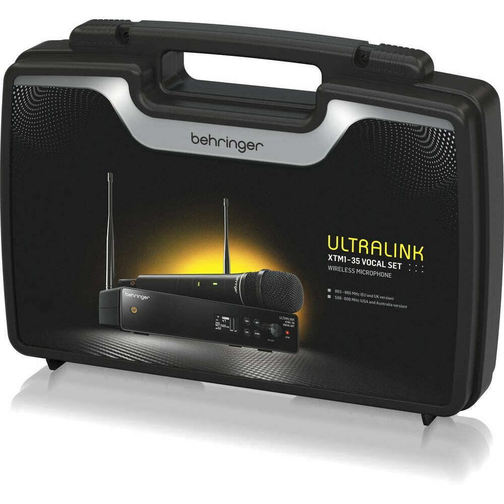 Behringer XTM1‑35 Single UHF Handheld Wireless System-Cannon Sound And Light
