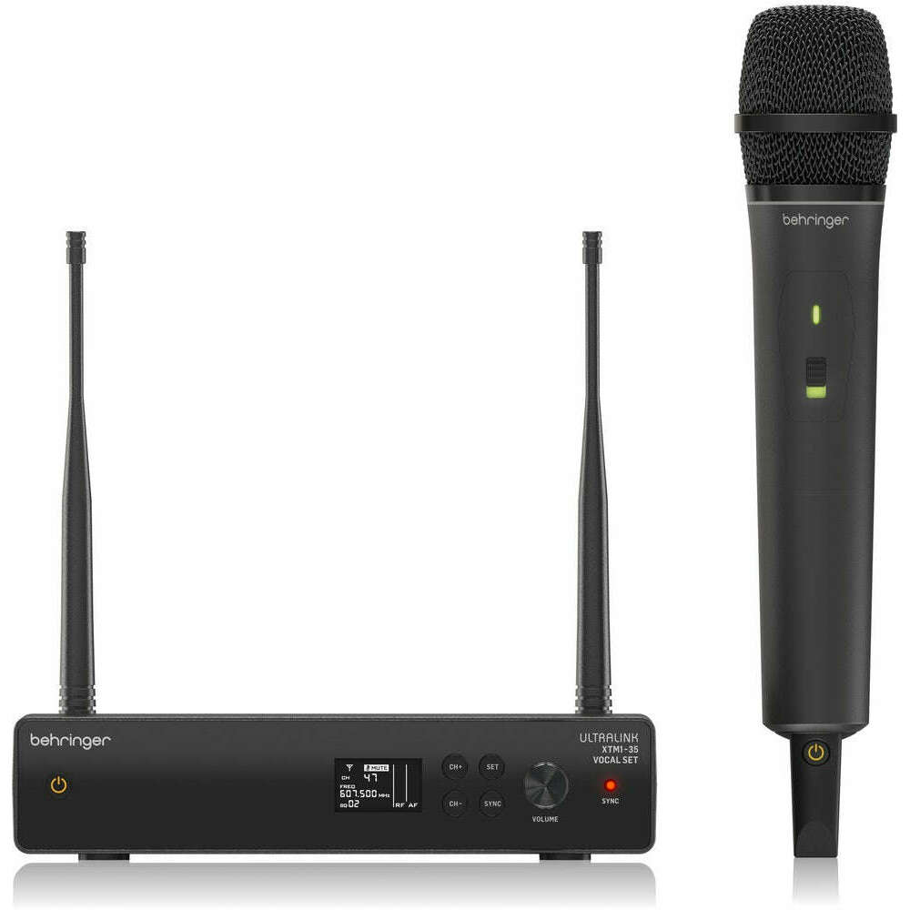Behringer XTM1‑35 Single UHF Handheld Wireless System-Cannon Sound And Light