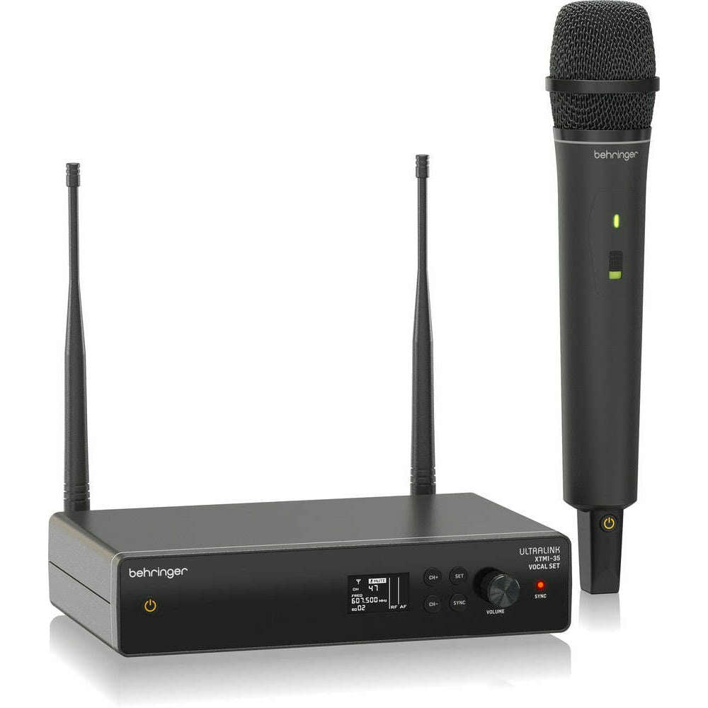 Behringer XTM1‑35 Single UHF Handheld Wireless System-Cannon Sound And Light