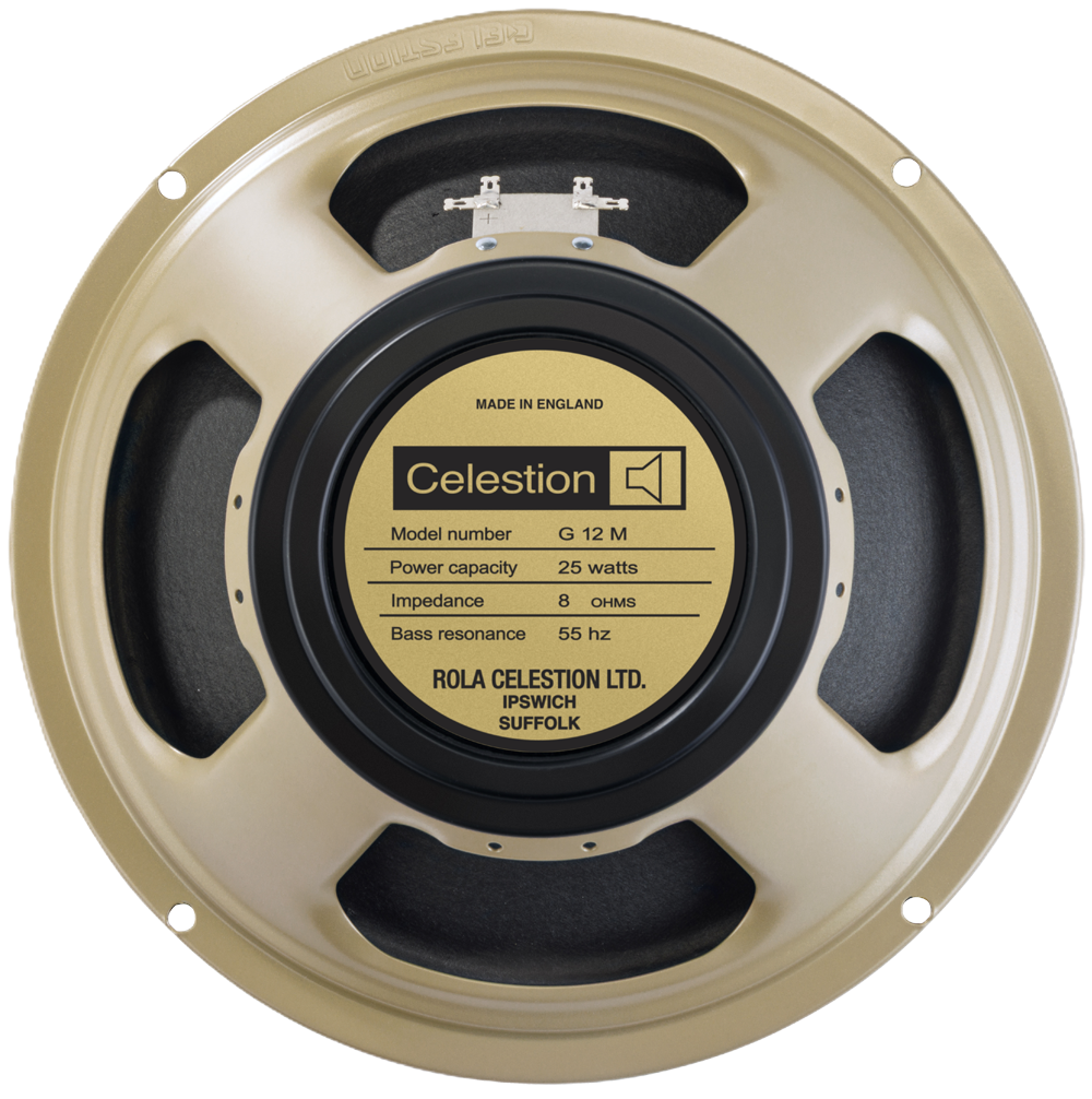 Celestion T1510 G12M 12" 25W Blackback Speaker 8 Ohm Guitar Speaker