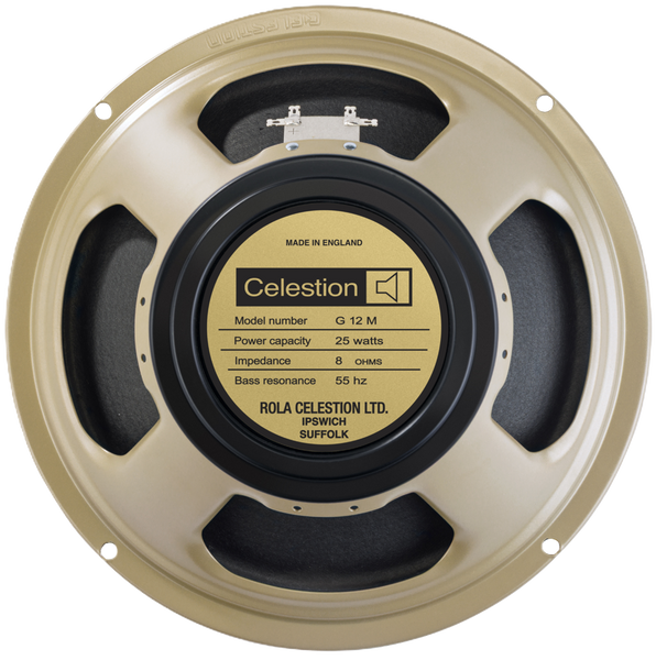 Celestion T1510 G12M 12" 25W Blackback Speaker 8 Ohm Guitar Speaker