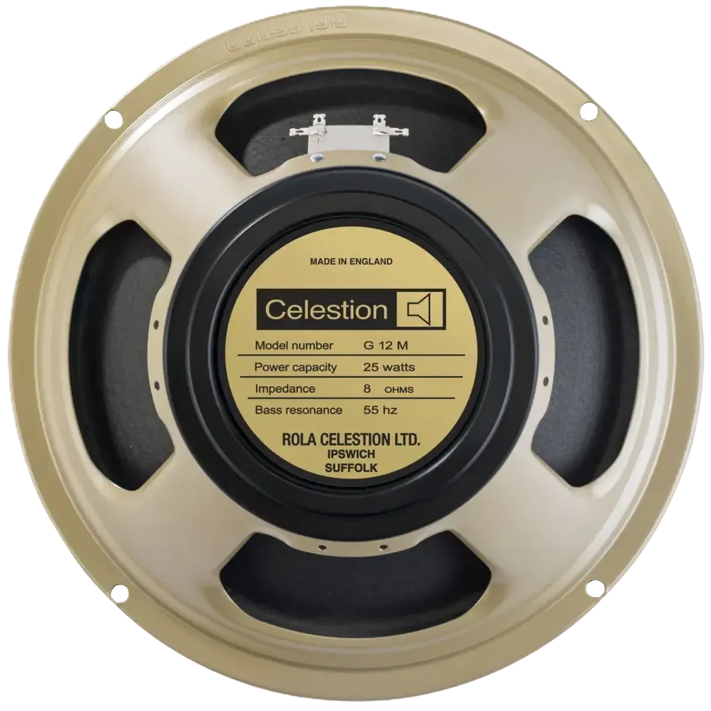 Celestion T1511 G12M 12" 25W Blackback Speaker 15 Ohm Guitar Speaker-Cannon Sound And Light