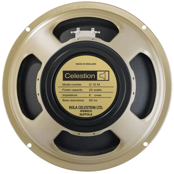 Celestion T1511 G12M 12" 25W Blackback Speaker 15 Ohm Guitar Speaker-Cannon Sound And Light
