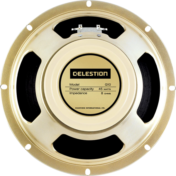 Celestion T6380 G10 Creamback 10 Inch 45-Watt 8 Ohm Guitar Speaker-Cannon Sound And Light