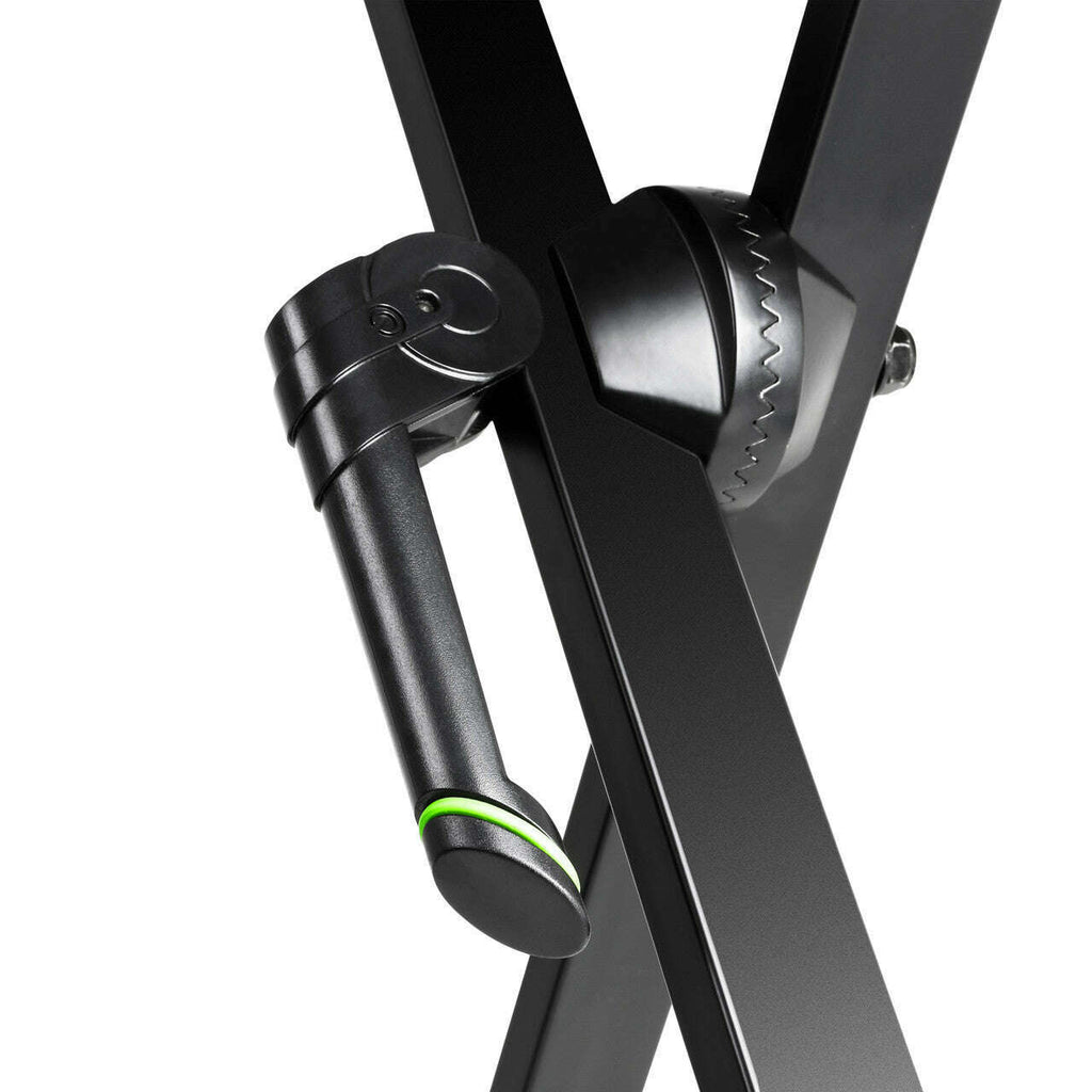 GRAVITY GKSX2 Double Braced X-Frame Keyboard Stand with Varifoot Levelling-Cannon Sound And Light