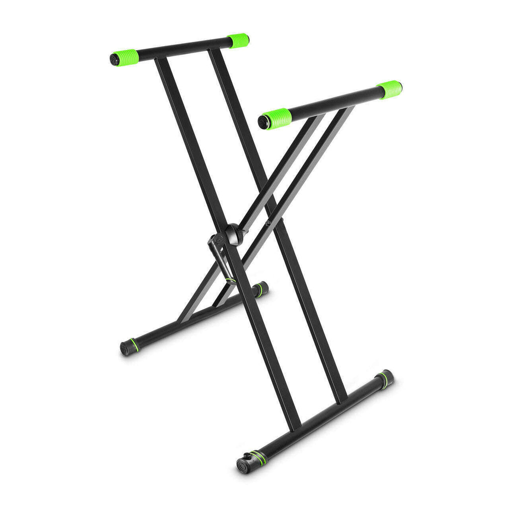 GRAVITY GKSX2 Double Braced X-Frame Keyboard Stand with Varifoot Levelling-Cannon Sound And Light