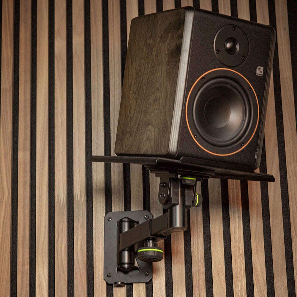 Gravity GSPWM1B Wall Mount Studio Monitor Stand (each)-Cannon Sound And Light