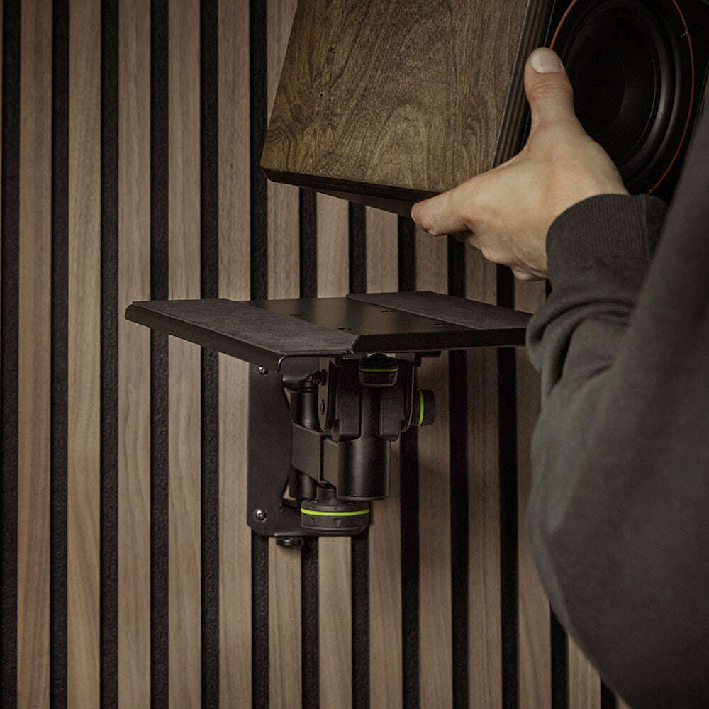 Gravity GSPWM1B Wall Mount Studio Monitor Stand (each)-Cannon Sound And Light
