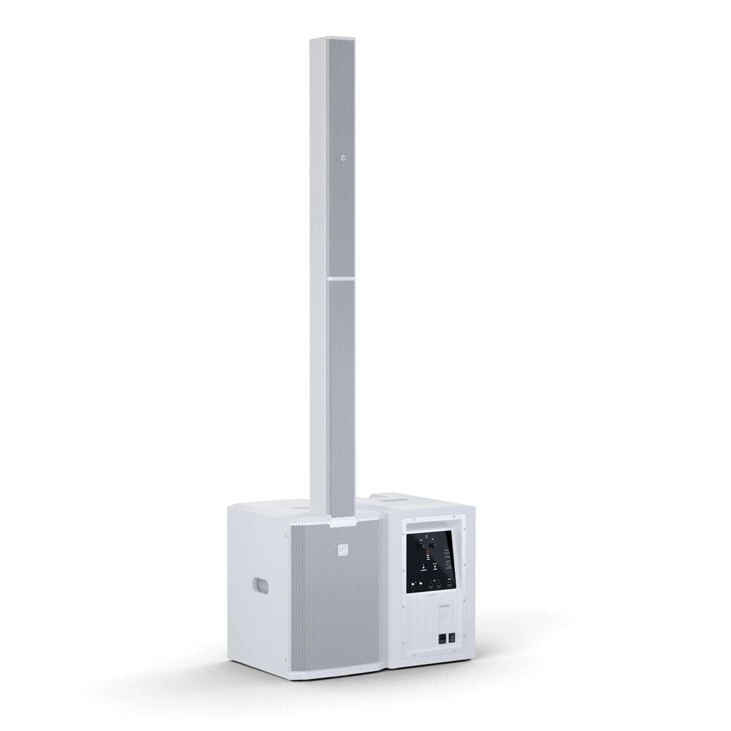 LD Systems MAUI28G3 Powered 12″ Cardioid Column PA System - White