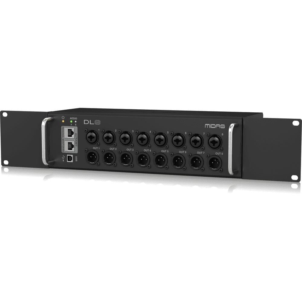 Midas DL8 8In / 8Out Stage Box with 8 MIDAS Microphone Preamps