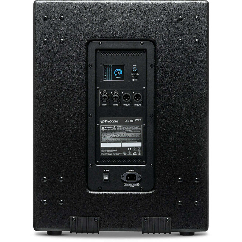PreSonus AirXD Sub15 2000W Active 15" Subwoofer-Cannon Sound And Light
