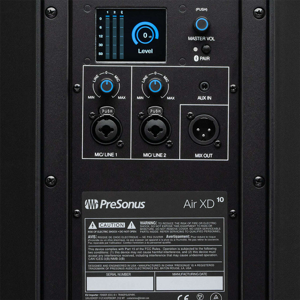Presonus Air XD10 1500W Active 10" Speaker w/ Bluetooth-Cannon Sound And Light