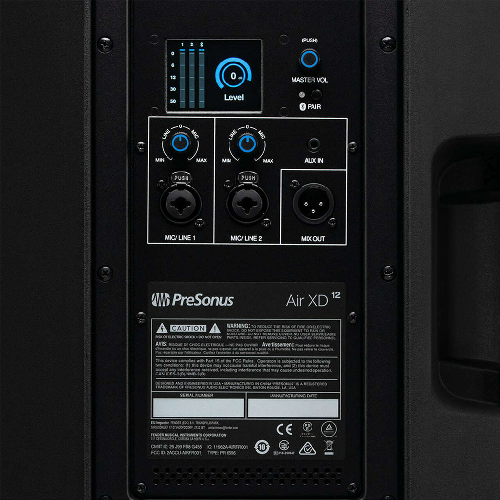 Presonus Air XD12 1500W Active 12" Speaker w/ Bluetooth - Showroom Demo-Cannon Sound And Light