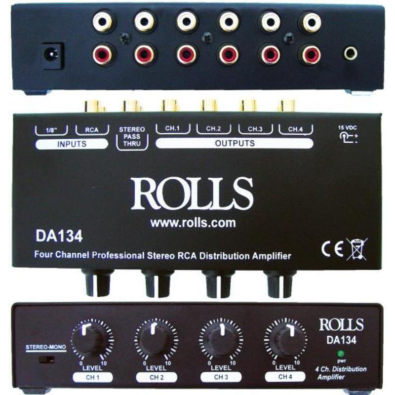 Rolls DA134 Distribution Amplifier-Cannon Sound And Light