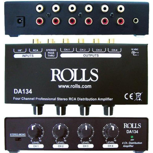 Rolls DA134 Distribution Amplifier-Cannon Sound And Light