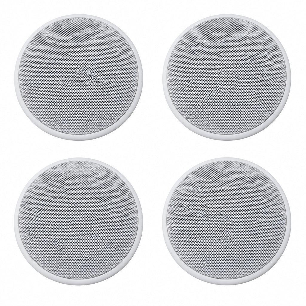Set of 4 x P.Audio PCS-8CFT 8 Inch Coaxial Ceiling Speakers-Cannon Sound And Light