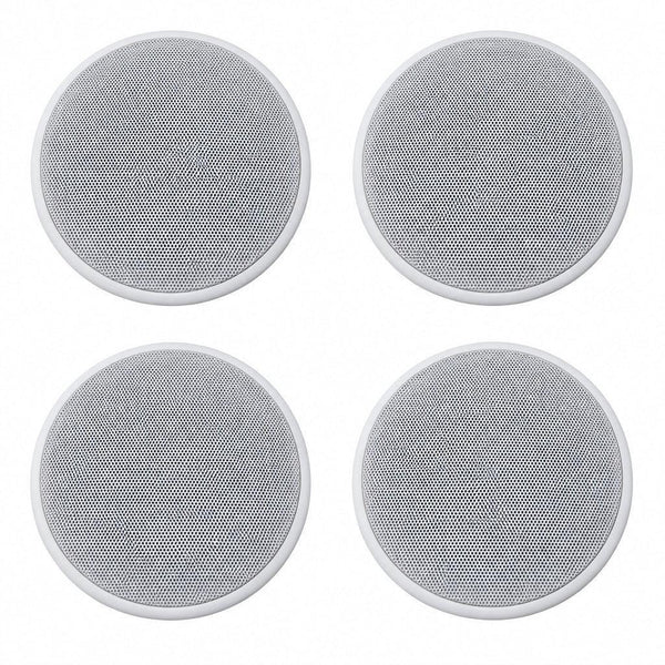 Set of 4 x P.Audio PCS-8CFT 8 Inch Coaxial Ceiling Speakers-Cannon Sound And Light