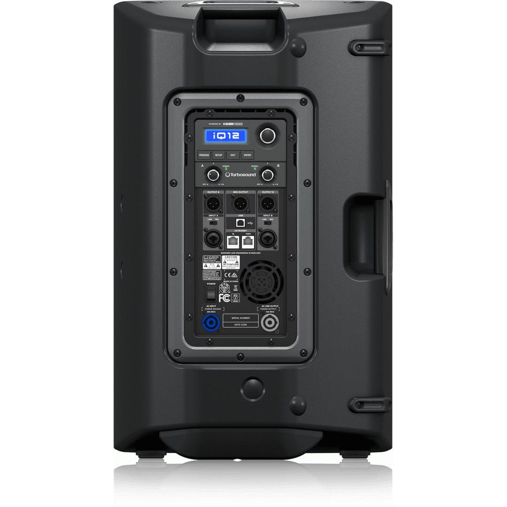 Turbosound IQ IQ12 2500 Watt 2 Way 12" Powered Loudspeaker-Cannon Sound And Light