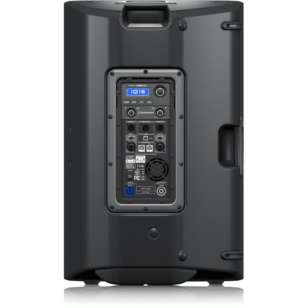 Turbosound IQ15 2500 Watt 2 Way 15" Powered Loudspeaker-Cannon Sound And Light