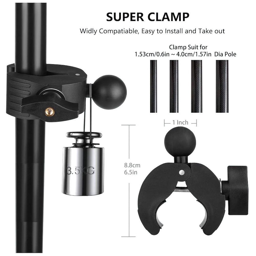 Universal Phone Holder for Microphone Stands-Cannon Sound And Light