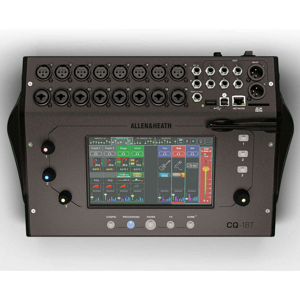 Allen & Heath CQ-18T Ultra-Compact 18in / 8out Digital Mixer with Wi-Fi