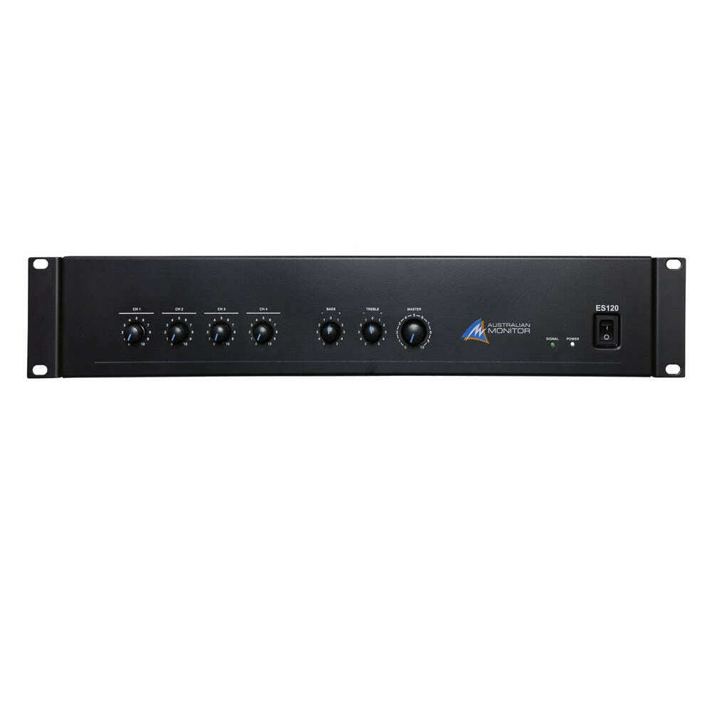 Australian Monitor ES120 4 Channel 120 watt Mixer Amplifier - Cannon ...