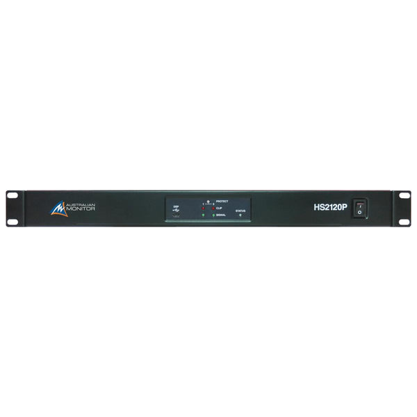 Australian Monitor HS2120P 2 x 120 watt Power Amplifier with DSP-Cannon Sound And Light