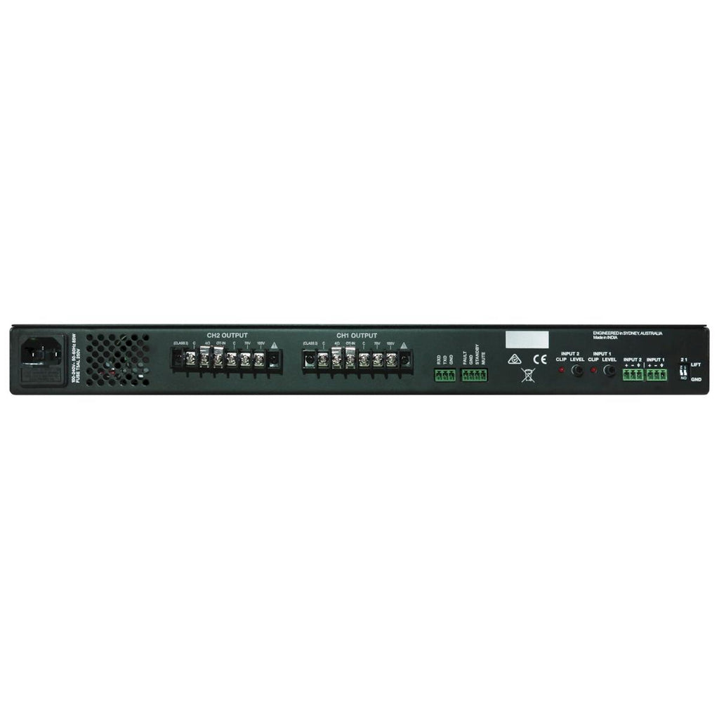 Australian Monitor HS2250P 2 x 250 watt Power Amplifier with DSP-Cannon Sound And Light
