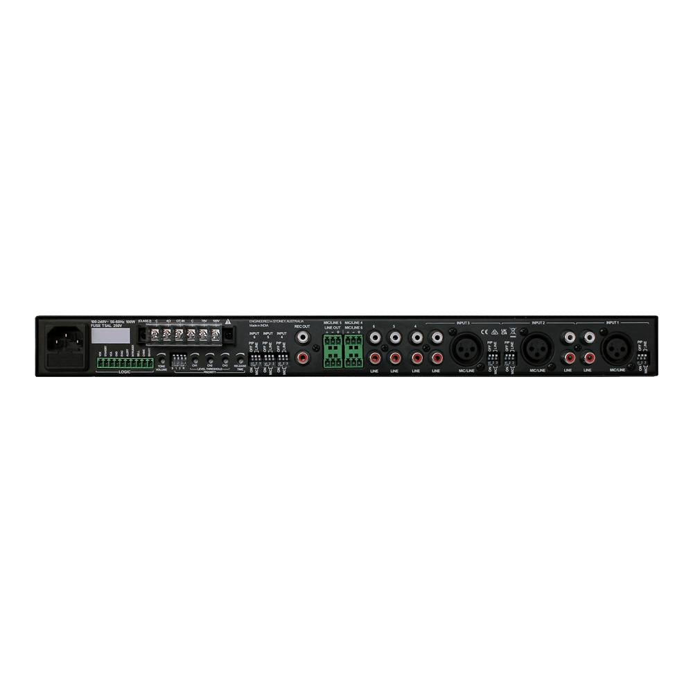 Australian Monitor HS250 V2 Mixer Amplifier 250 watts, Class D, 1RU, 9 Inputs-Cannon Sound And Light