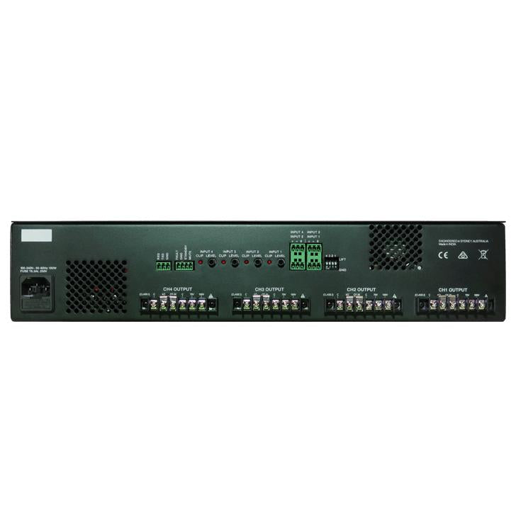 Australian Monitor HS4250P 4 x 250 watt Power Amplifier with DSP-Cannon Sound And Light